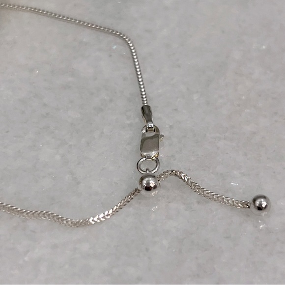 Arizona Sleeping Beauty Turquoise Sterling Silver Trilogy Pendant Neckla… - Picture 11 of 14